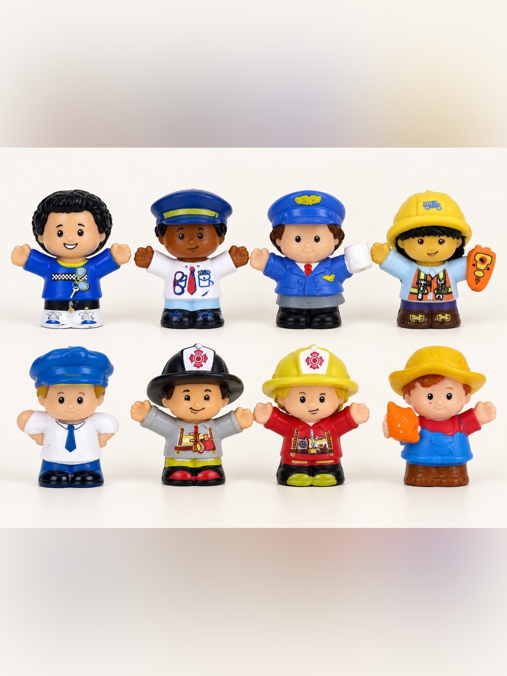 Fisher-Price Little People Community Helpers Figure Lot of 8